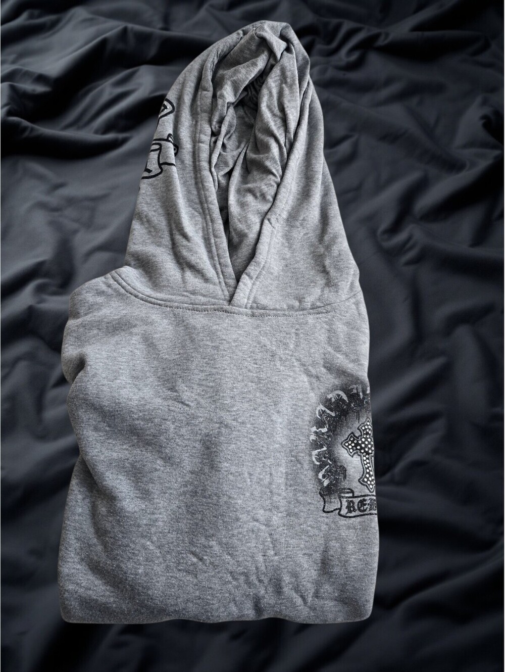 Rebel Minds gray graphic hoodie